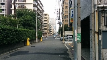 大阪古書会館への道